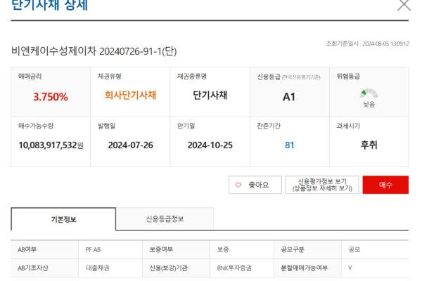 단기사채(전단채) 매수할 때 살펴보는 것(신용보강, 사업장)